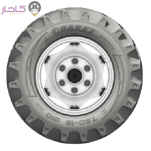 لاستیک کشاورزی 18-7.50 هشت لایه 8P مدل G10 جلو جندر BAREZ بارز