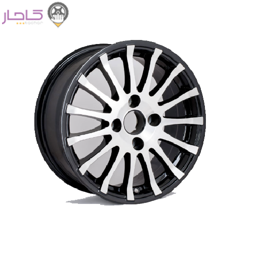 پک 4 تایی رینگ اسپرت 15 طرح نقره ای 15 پر گام آفرین
