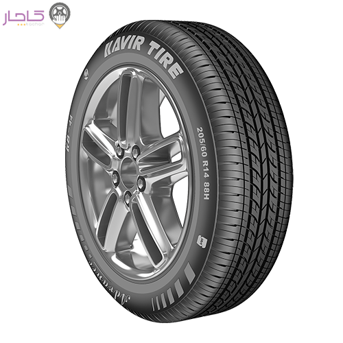 لاستیک سواری 205/60R14 مدل KB44 کویر KAVIR