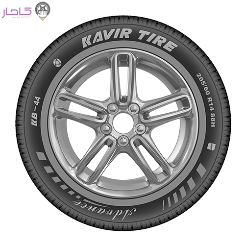 لاستیک سواری 205/60R14 مدل KB44 کویر KAVIR