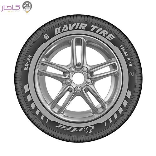 لاستیک سواری 195/60R15 مدل KB33 کویر KAVIR