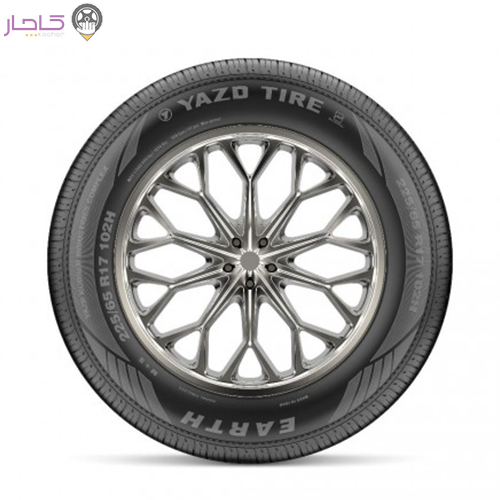 لاستیک شاسی بلند 225/65R17 مدل EARTH یزد YAZD