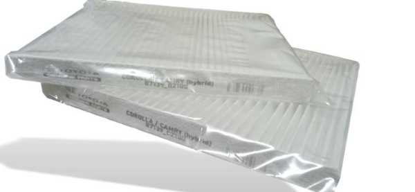 فیلتر کابین اشترابل ، طرح اصلی تویوتا / کرولا ، کمری هایبرید/دولایه (BB)