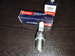 شمع دنسو  ژاپن اصلی DENSO مدل K20PR-U 3145 با الکترودU پایه کوتاه یک دست4عدد