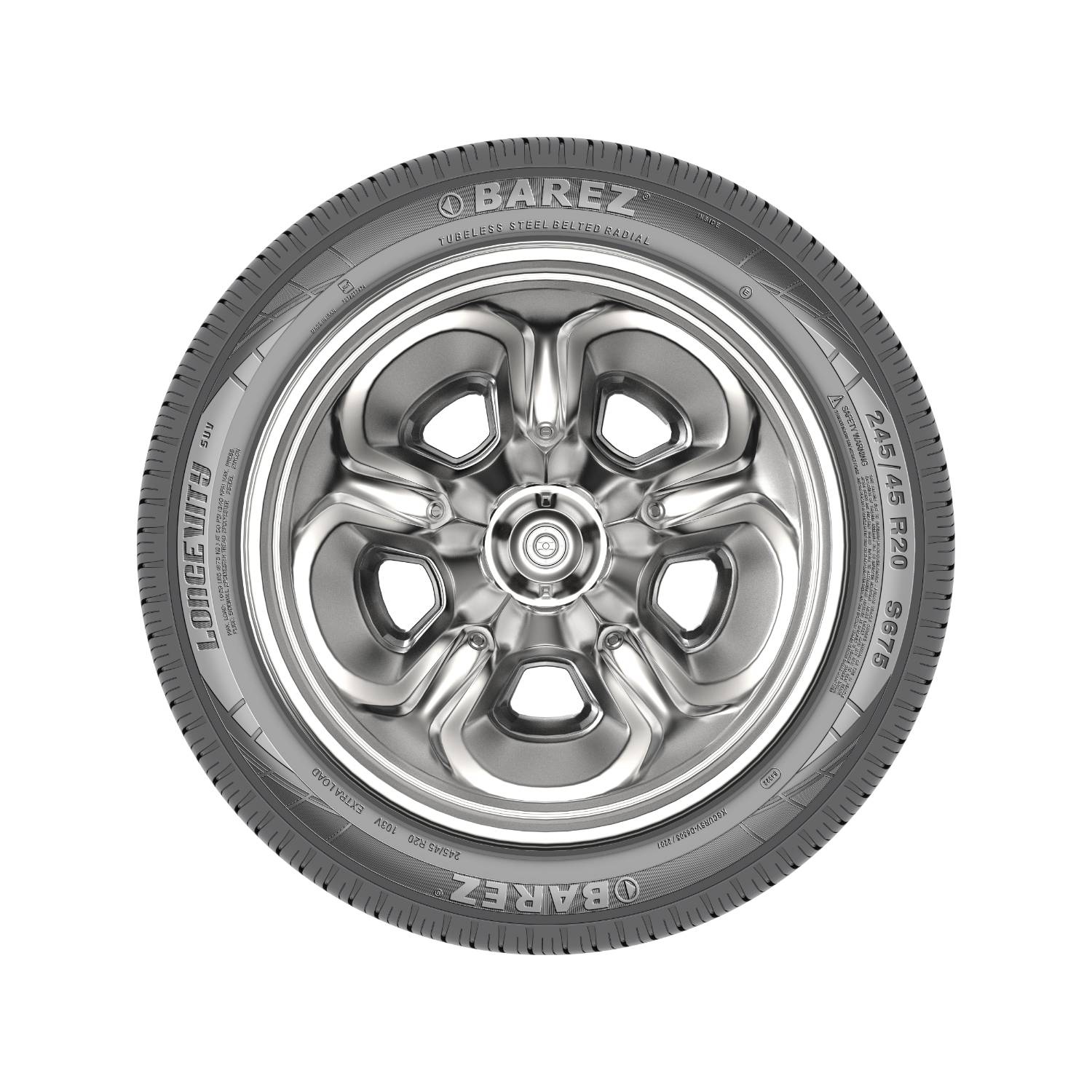 لاستیک شاسی بلند 245/45R20 مدل S675 بارز BAREZ